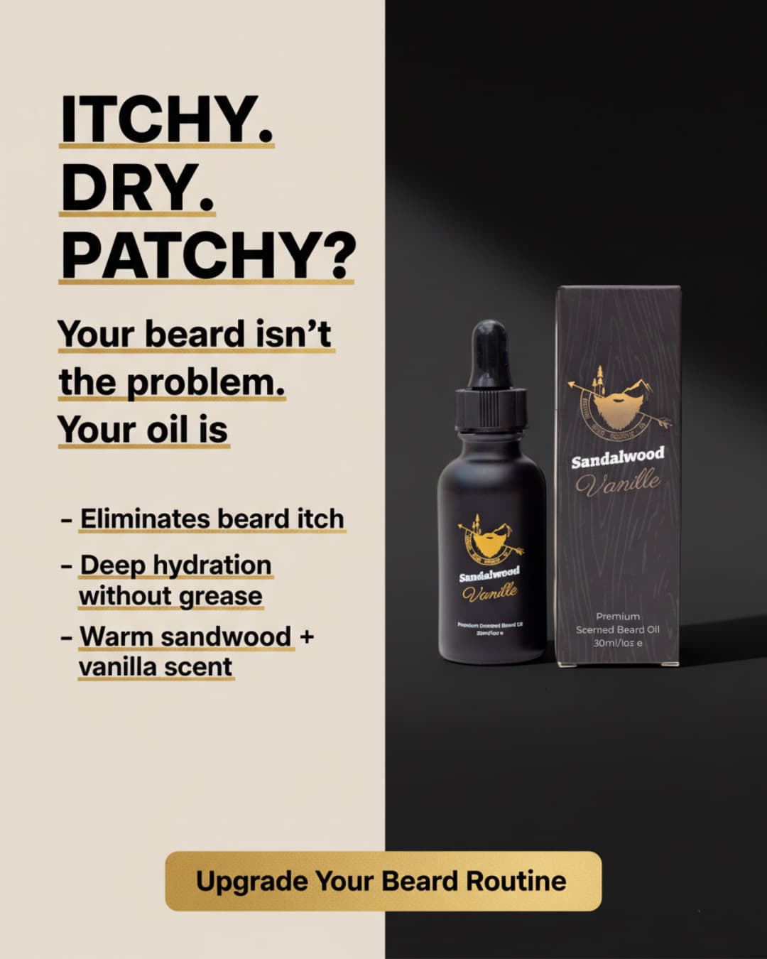 Sandalwood Vanille — Beard Oil Creative